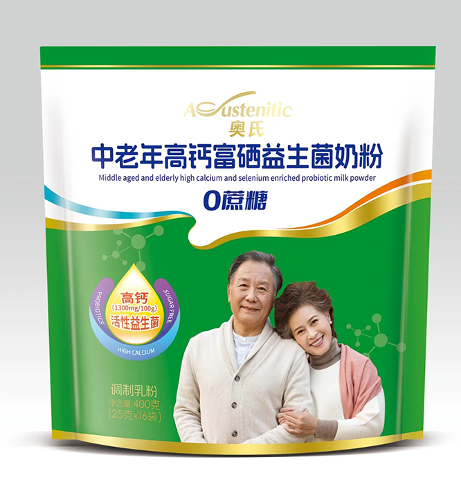 400克中老年高鈣富硒益生菌奶粉